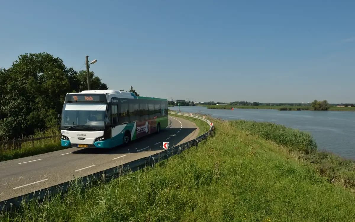 Reizen met de bus Reis met de bus met glimble.