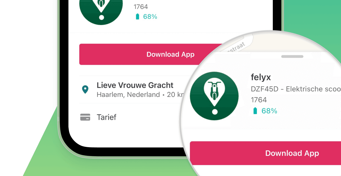 Meer over deelvervoerder Zo vind je een deelvervoerder in je omgeving. Klik voor meer informatie over de deelvervoerder en het deelvervoer zoals een deelfiets, een deelscooter en een deelauto.
